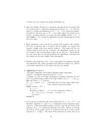 Chapter 9 Kruskal’s algorithm with explicit disjoint-subsets