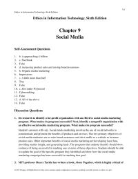 Business Ethics Chapter 9 Examples Online Information That Should Increase Candidates