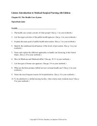 Chapter 1 Homework How Medicare And Medicaid Differ See Pp