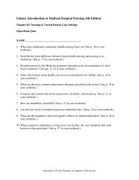 Chapter 2 Homework Compare And Contrast The Terms Impairment Disability