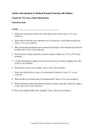 Chapter 5 Homework Describe How Nurses Act Helpers See Your