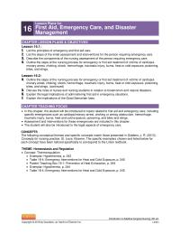 Chapter 16 Homework Cardiopulmonary Arrest Cont Nursing Assessment