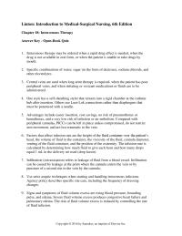 Chapter 18 Homework The Infusion Rate Calculated Determining How Much