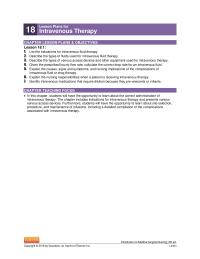 Chapter 18 Homework Total Parenteral Nutrition For Longterm Aggressive Intravenous