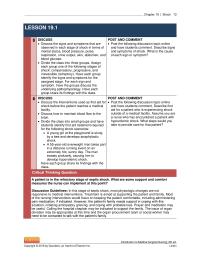 Chapter 19 Homework Slide Talking Points Closely Monitor The