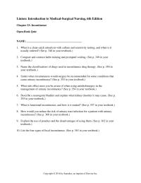 Chapter 23 Homework Describe Neurogenic Bladder And Explain What Kidney
