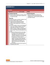 Chapter 24 Homework Body After Death Cont The Family