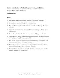 Chapter 25 Homework What Specific Nursing Measures Would You Use