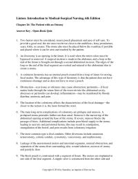 Chapter 26 Homework Stenosis The Narrowing The Abdominal Opening Around