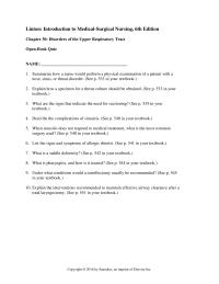Chapter 30 Homework List The Signs And Symptoms Allergic Rhinitis