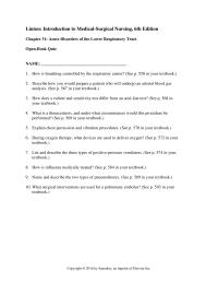 Chapter 31 Homework During Oxygen Therapy What Devices Are Used