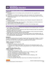 Chapter 33 Homework Note Any History Blood Transfusions Medications