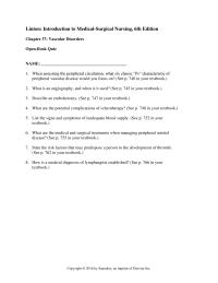 Chapter 37 Homework List The Signs And Symptoms Inadequate Blood