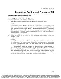 Chapter 6 The transport and placement of fill to the desired&nbsp;