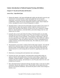 Chapter 47 Homework Restlessness Increasing Pulse And Respiratory Rates And
