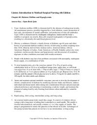 Chapter 48 Homework Rapid Acting Short Acting Intermediate Acting And