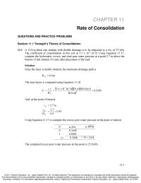 Chapter 11 the average degree of consolidation for the entire