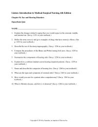 Chapter 54 Homework Explain How Cochlear Implant Assists Hearing impaired Patients