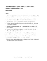 Chapter 55 Homework Name Several Relaxation Techniques That May Used