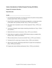 Chapter 56 Homework Define Obsessive compulsive Disorder Ocd Behavior And Give