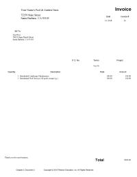 Accounting Chapter 2 Homework Residential Landscape Maintenance