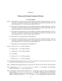History & Theory Chapter 3 Homework Primes And Greatest Common Divisors 31