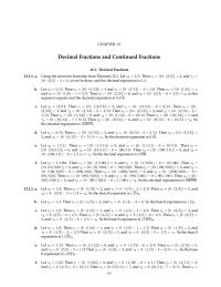 History & Theory Chapter 12 Homework Using the recursive formulae from Theorem
