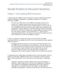 Human Resources Chapter 07 However More Difficult Estimate The Effect Employee