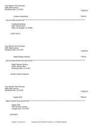 Accounting Chapter 3 Homework Ventura Blvd Woodland Hills 91367 January Delivery