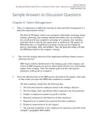 Human Resources Chapter 09 What Are Some Potential Disadvantages Using Packaged