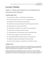 Human Resources Chapter 11 Therefore Not Surprising That Industry Observers Predict