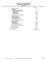 Accounting Chapter 4 Homework Investing Activities Financing Activities Business Vehicles Loan