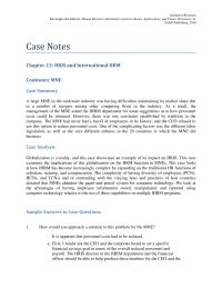 Human Resources Chapter 13 How would you approach a solution to this problem&nbsp;