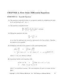 Chapter 2 Homework Multiplying Both Sides The Equation Y3dz And