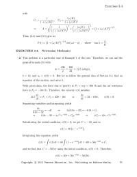 Chapter 3 Homework Separating Variables And Integrating Yields&nbsp;