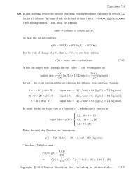 Chapter 7 Homework For The Rate Change Xt That Is