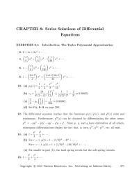 Chapter 8 Homework Can Obtained Differentiating The Other