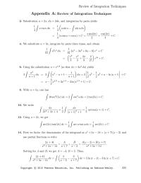 Appendix A Homework First we factor the denominator of the integrand as