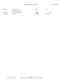 Accounting Chapter 6 Homework Frequency Monthly Next Date Document Page