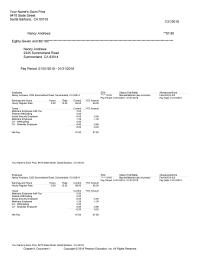 Accounting Chapter 8 Homework Street Santa Barbara 93103 Earnings And Hours