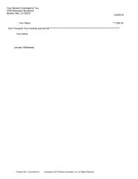 Accounting Chapter 2018 Homework Your Name January Withdrawal Practice Set Document