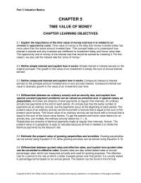Finance Chapter 05&nbsp;To set up an amortization schedule, five variables are
