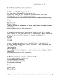 Finance Chapter 06 Definition difficulty Easy learning Objective Determine The Discount Rate