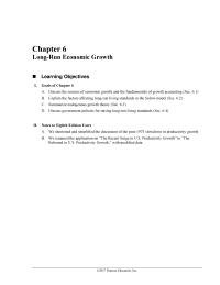 Economics Chapter 6 We shortened and simplified the discussion of&nbsp;