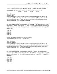 Finance Chapter 09 Suppose You Have 3600 Invest Securities