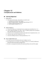 Economics Chapter 12 Discuss the challenges and costs of reducing