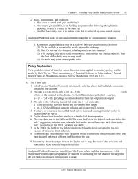 Economics Chapter 14 Fed Has Followed The Taylor Rule Inflation