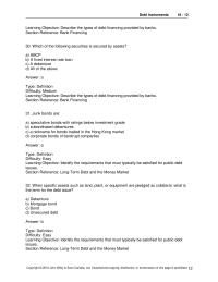 Finance Chapter 18 There 01 Chance The Company Will Default