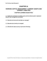 Finance Chapter 24 Objective Explain The Motivation For