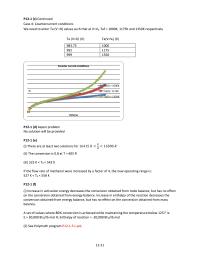 Chemical Engineering Chapter 12 Increase in activation energy decreases the conversion